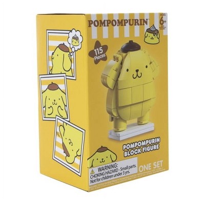 Sanrio Hello Kitty Pompompurin Block Figure Build Kit - 115 Pieces
