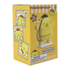 Sanrio Hello Kitty Pompompurin Block Figure Build Kit - 115 Pieces - 1 of 3