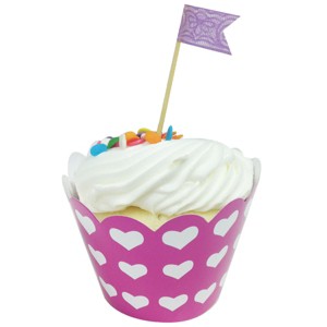 Wrapables Standard Size Chevron Cupcake Wrappers - 1 of 4