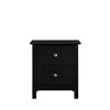 New Classic Furniture,Zodiac 2 Drawer Nightstand-Black - 2 of 4