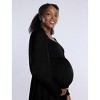 Women's Smocked Babydoll Long Sleeve Mini Dress | Motherhood Maternity - 4 of 4