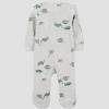 Carter's Just One You® Baby Boys' Dinosaur Printed Sleep N' Play - Gray - 2 of 3