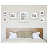 7pc Distressed White Mixed Profile Frame Kit - Gallery Perfect - image 2 of 4