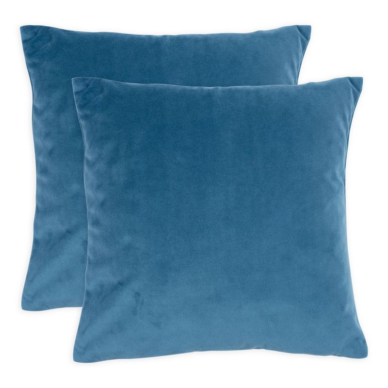 KAF Home Velvet  Set of 2 Pillow Covers - 16" x 16", 1 of 4