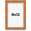 PosterPalooza | Photo Size Classic Brown Picture Frame - UV Acrylic, Foam Board Backing, Hanging Hardware - 2 of 4