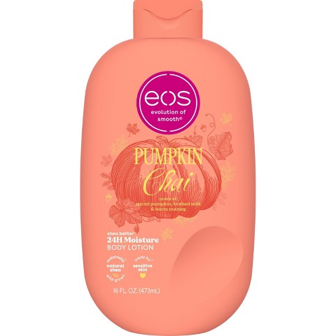 Увлажняющий лосьон для тела eos 24H Moisture, Pumpkin Chai, 16 fl oz