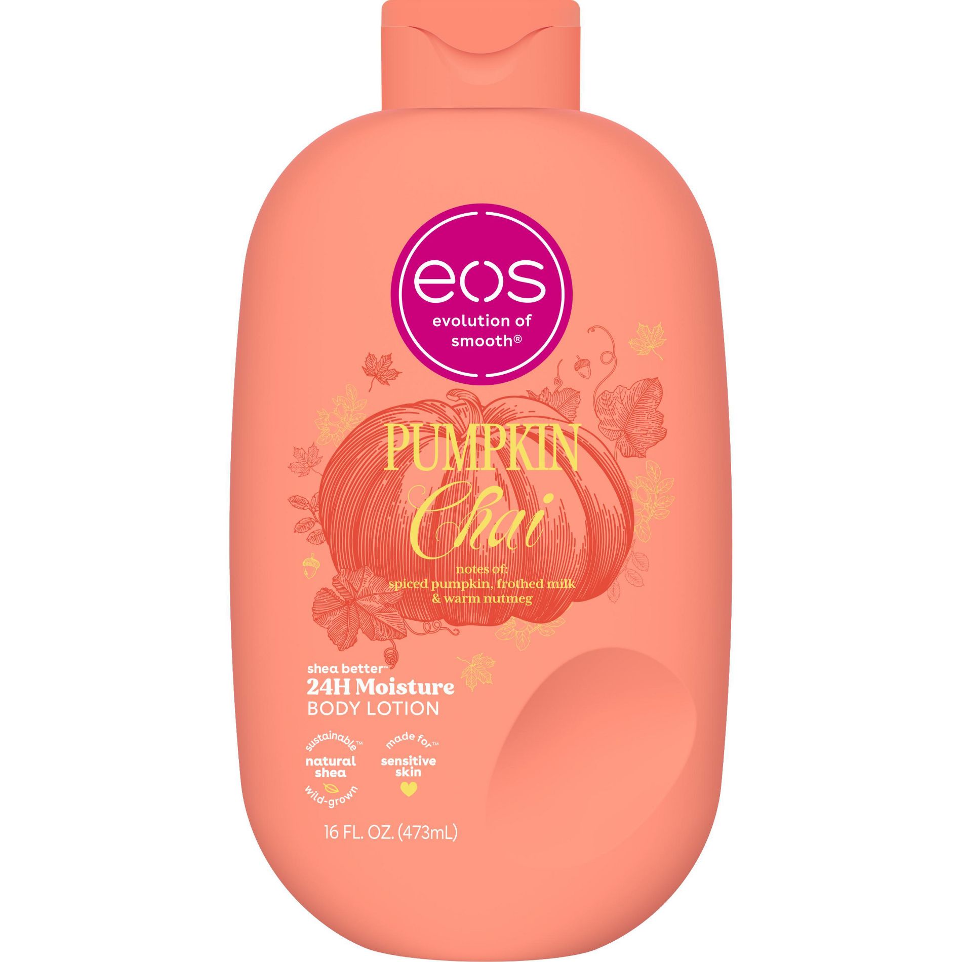 eos 24H Moisture Body Lotion - Pumpkin Chai - 16 fl oz