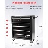 Tool Chest 5-Drawer,Rolling Tool Chest with Wheels & 5 Organizer Tray Divider Set - 2 of 4