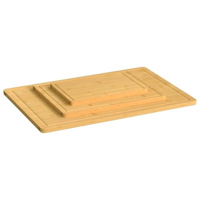 Set of 3 Bamboo Rectangular Cutting Boards