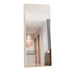 PAGED Rectangle Full Length Mirror,Leaning Floor Full Body Mirror with Metal Frame,Wall Mounted Mirror Suitable for Cloakroom - 4 of 4