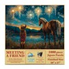 Sunsout Meeting a Friend 1000 pc Jigsaw Puzzle 77164 - 3 of 4