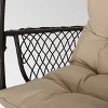 Malia Outdoor Wicker Hanging Chair with Stand - Christopher Knight Home
 - image 3 of 4