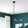Livex Lighting Bannister 5 - Light Chandelier in  Black - 3 of 4