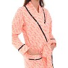 ADR Women's Lightweight Cotton Robe, Cozy Summer Bathrobe for Her - 3 of 4