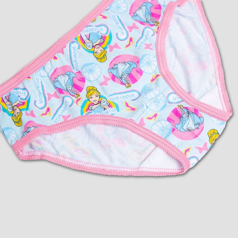 Girls' Disney Princess 7pk Underwear, 3 of 5