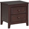 Streamdale 2-Drawer Nightstand For Bedroom, Mid Century Retro Bedside Table With Classic Design - 4 of 4
