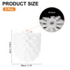 Unique Bargains PP Round Ball Shaped Toilet Brush Replacement Heads 0.47" - 2 of 4