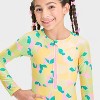 Girls' Lemon Printed One Piece Swimsuit - Cat & Jack™ - 3 of 3