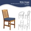 Aoodor Outdoor Dining Chair Cushions Set of 4, Waterproof Patio Furniture Seat Cushions, Outdoor Chair Pads with Ties - 4 of 4