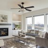 Silijoy 52-Inch Crystal Chandelier Ceiling Fan with Lights Remote and Elegant Crystal Chandelier Design (5 Blades and Remote Included) - 2 of 4