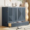 Full Size Murphy Bed with Large Drawer and USB Ports - 2 of 4
