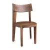 Set of 2 Arcadia Dining Chairs Brown - Treasure Trove Accents: Acacia Frame, No Assembly, Spot Clean - 3 of 4