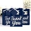 Big Dot of Happiness Navy Blue Elegantly Simple - Guest Party Favor Boxes - Set of 12 - 3 of 4