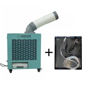 Equator 3-in-1 OUTDOOR AC+HEATER+FAN 9000 BTU 110V w/Wheels 110V + Drip Pan+Pump - 1 of 1