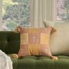 Mina Victory Vintage Floral Traditional Indoor Throw Pillow - 2 of 4