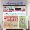 Whizmax Farmhouse Sideboard Buffet Cabinet with Microwave Stand, Barn Doors Buffet Storage Cabinet with Drawers and Shelves, Wood Coffee Bar Cabinet - 4 of 4