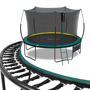 UNISOAR Springless Trampoline - Recreational Trampolines with AntiRust Coating No-Gap Design Zip System, Bungee Cords Outdoor Trampoline for Kids - 1 of 4