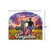 Briarwood Lane Everyday Art Sign 8.25x10.25 Military Gone But Not Forgotten Art Sign - 2 of 4