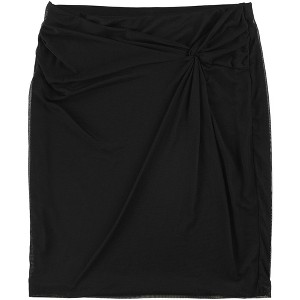 1.STATE Womens Mesh Knee Length A-line Skirt - 1 of 1