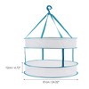 Unique Bargains Folding Durable Double Layer Clothes Drying Basket 1 Pc - 3 of 4