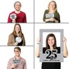 Big Dot of Happiness We Still Do - 25th Wedding Anniversary Selfie Photo Booth Picture Frame & Props - Printed on Sturdy Material - 2 of 4