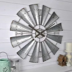 Farmhouse Windmill Wall Clock - FirsTime