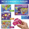 QUOKKA Maps Jigaw Puzzles for Kids 3 4 5 Years Old - Wooden | Magnetic - 3 of 4