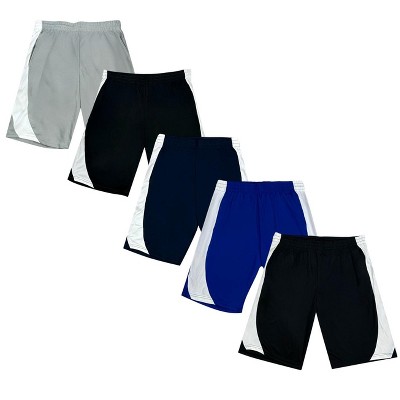 5-Pack Men's Moisture-Wicking Athletic Shorts | Stay Cool & Dry