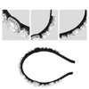 Unique Bargains Women's Bling Rhinestone Flannel Headband 5.51"x0.79" 1Pc - 3 of 4