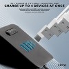 iHome 4 Port USB Charging Hub, 3 USB-A, 1 USB-C, Smartphone Dock, 6ft Power Cord, Lightweight & Portable - 3 of 4