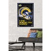 Trends International NFL Los Angeles Rams - Neon Helmet 23 Unframed Wall Poster Prints - 2 of 4