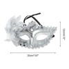Unique Bargains Lily Princess Half Face Party Mask 1 Pc - 2 of 4