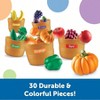 Farmer's Market Color Sorting Set - Play Food, Toys, Grocery Kitchen Playset - 2 of 4
