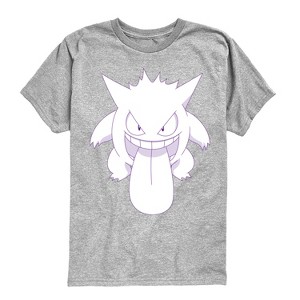 Boys' - Pokémon - Gengar Tongue Short Sleeve Graphic T-Shirt - 1 of 4