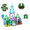 PICASSO-TILES 100 PC Magnetic Tiles, Magnetic Building Blocks for Kids, Magnet for Kids 3+ W/ Large Carry Case - 3 of 4