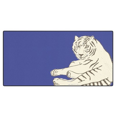 Emanuela Carratoni Painted Tiger Desk Mat -Deny Designs