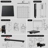 Suntisbo 10-Inch Matte Black Rain Shower System with Male NPT Tub and Shower Faucet Set - 4 of 4