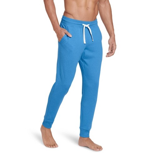 Jockey Men's Cotton Blend Fleece Jogger M Blue Heaven Heather : Target