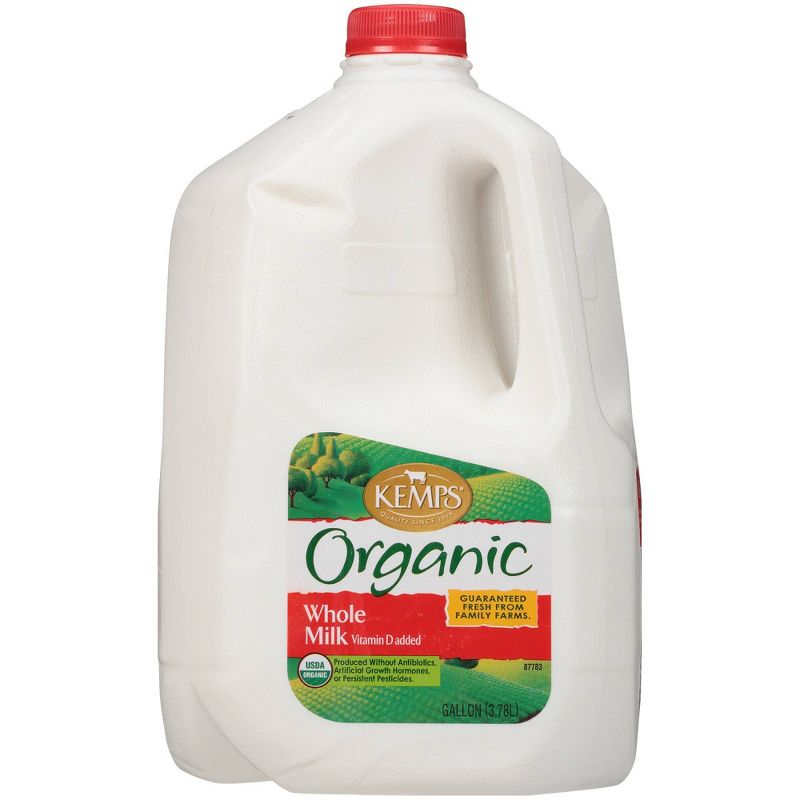Kemps Organic Whole Milk - 1gal, 1 of 10