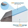 LISM 12 Inch Memory Foam Bed Wedge Pillow with Washable Cover - 3 of 4
